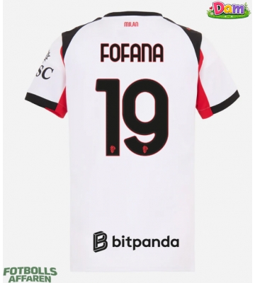 AC Milan Youssouf Fofana #19 Bortatröja Kvinnor 2025-26 Kortärmad